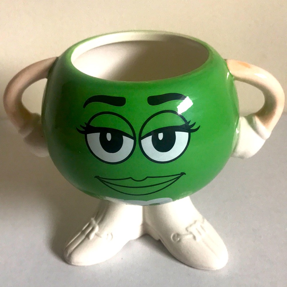Green M&M Mars 2008 Candy Coffee Tea Cup